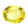 Sapphire-Yellow to Orange Oval, Loupe Clean.Given weight is approx.